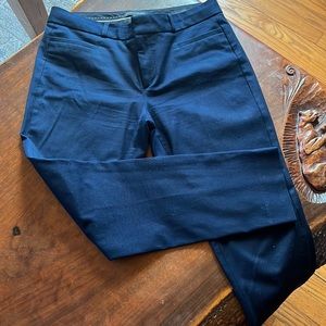 Navy Banana Republic crop pants size 6